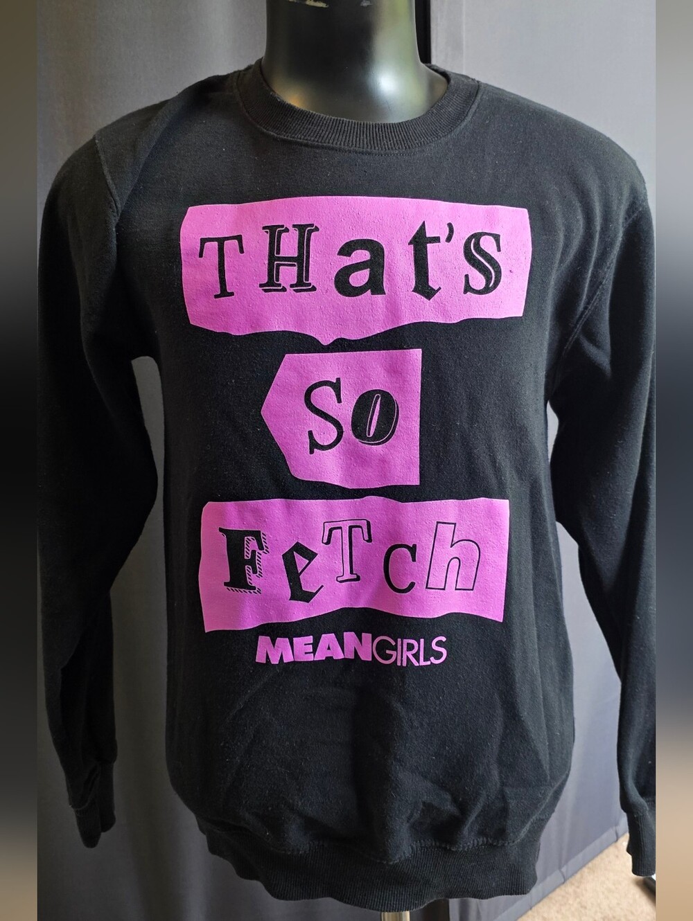 Mean Girls Xs Black Thats So Fetxh Sweatshirt